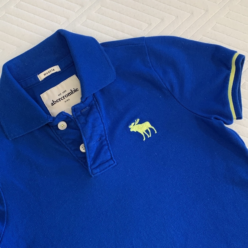 👱‍♀️any3/$10👱‍♀️Abercrombie kids muscle polo sz L